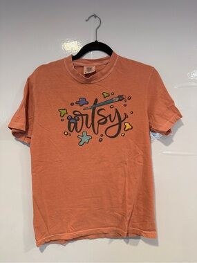 Orange Disney Festival of the Arts "artsy" inspired shirt from darling dream co